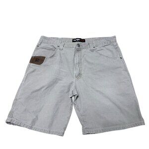 Wrangler Riggs Workwear Men's Ripstop Work Shorts Size 38 Khaki Tan READ Descrip